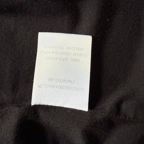 Helmut Lang Asymmetrical Knit Jacket Funnel Neck Asym Zip Black Medium - Picture 11 of 12